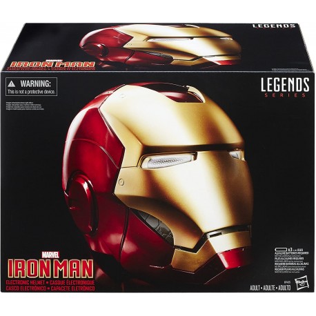 Casco réplica de Iron Man Leyendas de los Vengadores de Marvel