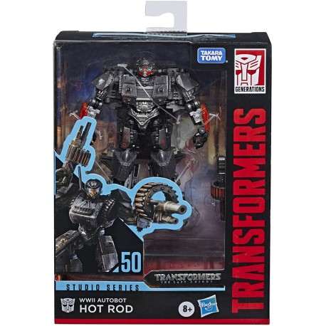 Studio Series 50 Deluxe The Last Knight Movie WWII Autobot Hot Rod Figura de acción