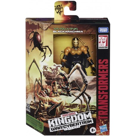 ingdom Deluxe WFC-K5 Blackarachnia Figura de acción