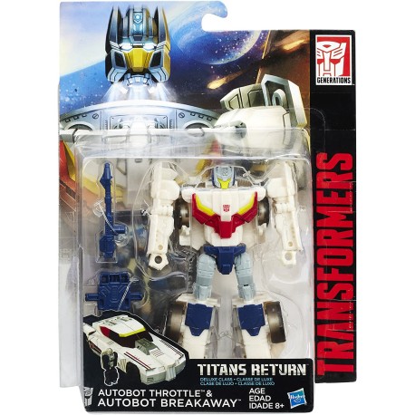 Transformers Generaciones Titans Return deluxe Autobots Throttle y Breakaway