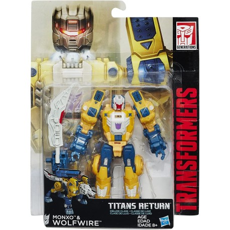 Transformers Titans Return Monxo y Wolfwire, de Generación