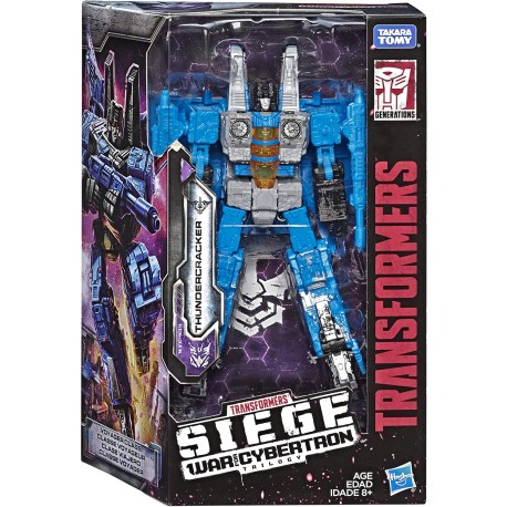 Transformers War para Cybertron Voyager WFC-S39, figura de acción Thundercracker – SIege