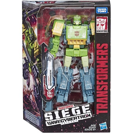 Transformers Figura de acción de Autobot Springer Wfc-S38 de Generations War for Cybertron Voyager, capítulo Siege