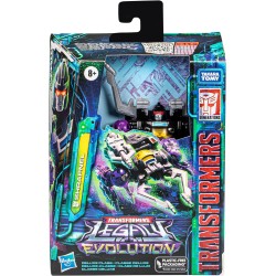 Transformers Toys Legacy Evolution Deluxe Shrapnel Toy de 5.5 pulgadas, figura de acción