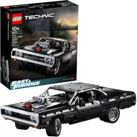 LEGO Technic Fast & Furious Dom's Dodge Charger 42111 Racing Car Model Building Kit