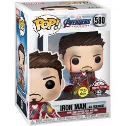 Funko Pop! Marvel: Avengers Endgame - I Am Iron Man (Glow in The Dark) Bobblehead Figure (PX Exclusive)