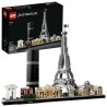 LEGO Architecture Skyline Collection 21044 Kit de construcción del horizonte de París con modelo de la Torre Eiffel