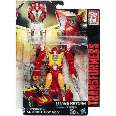 Titans Return Hot Rod Autobot y Firedrive.