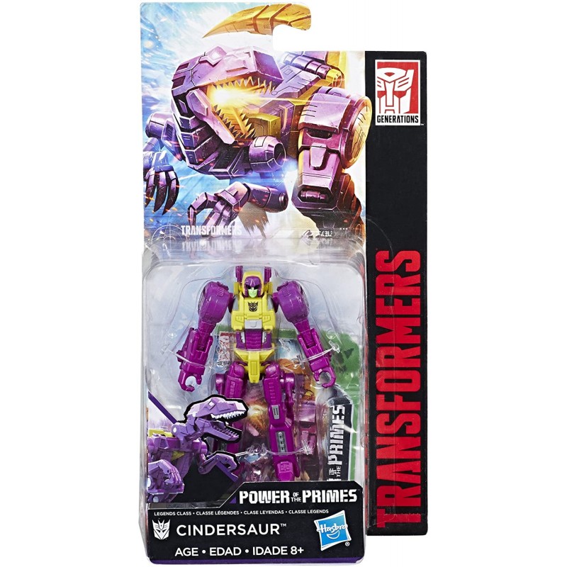Transformers Generations Power Of The Primes Cindersaur Legends Class | Figura 9,5 Cm